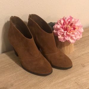 Ann Taylor Suede Booties